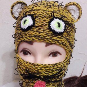 Handmade Creature Balaclava – Crochet Mask with Ears